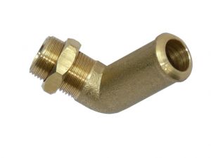Set the elbow to the mixer M14x1 120