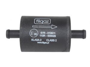Filtr fazy lotnej 12/12 plastikowy Filgaz FLPG25 / bibuła