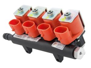  Elpigaz Arancio 4-cylinder rail with injectors (3 Ohm –...