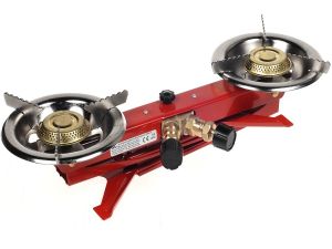 Two-burner stove, small gas burner 2x16cm ASIA 2