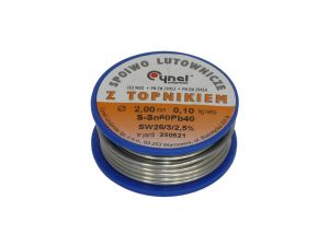 TIN 2,0 solder joints with flux CYNEL