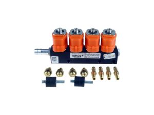 Listwa Elpigaz Arancio-N 4 cyl. z dyszami (3 Ohm - 6V/6W)
