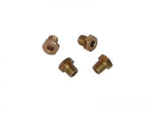 Male compression nut-brass M10/6