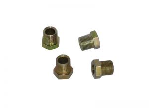 Male compression nut-brass M12/8