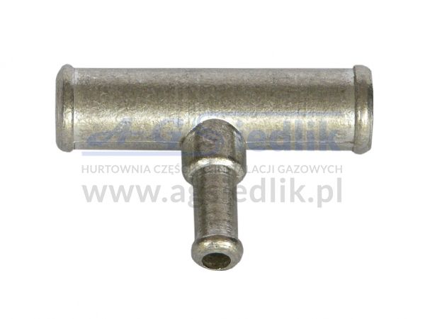 Trójnik woda aluminium Ø 16/8/16