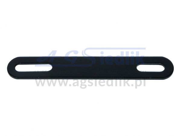 Badge holder plate 180x30x3 mm reducer GZ 247 black
