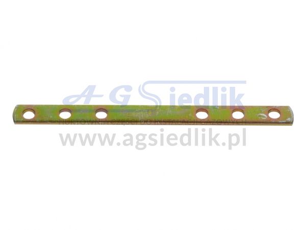 Sheet metal badge holder attachment strip 348A 140/12/2
