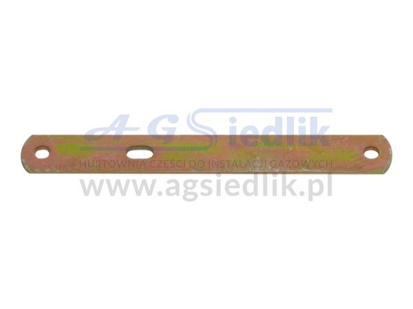 Sheet metal badge holder strip 150/20/2 fi 6 GZ-540