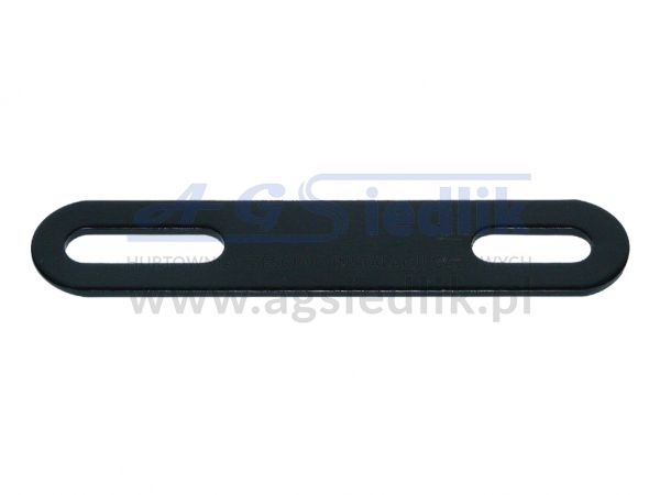 Badge holder plate 150x30x3 mm reducer GZ 246 black