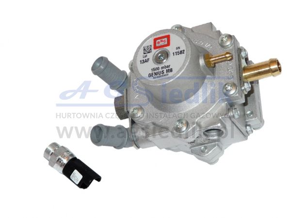 BRC Genius MB 1500 regulator + temperature sensor, up to 190 HP.