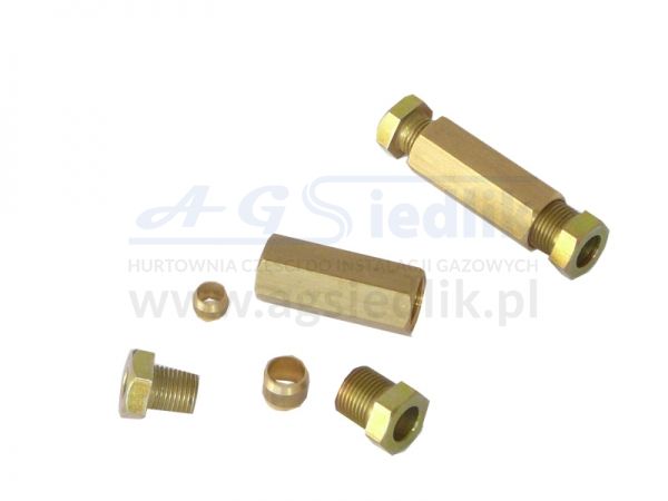 Straight coupling, equal 6/8