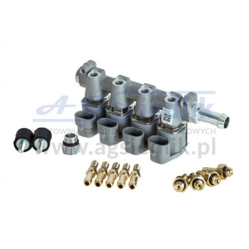 Injection rail RAIL APACHE 4 cyl 2 ohm injector