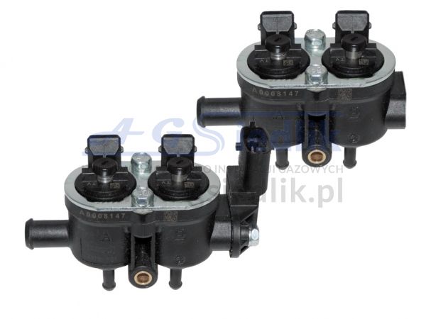 Listwa wtryskowa MED OMEGAS czarny 4 cyl BOXER 2x2 cyl Landi Renzo