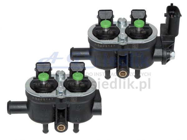 Listwa wtryskowa MED OMEGAS zielony 4 cyl BOXER 2x2 cyl Landi Renzo