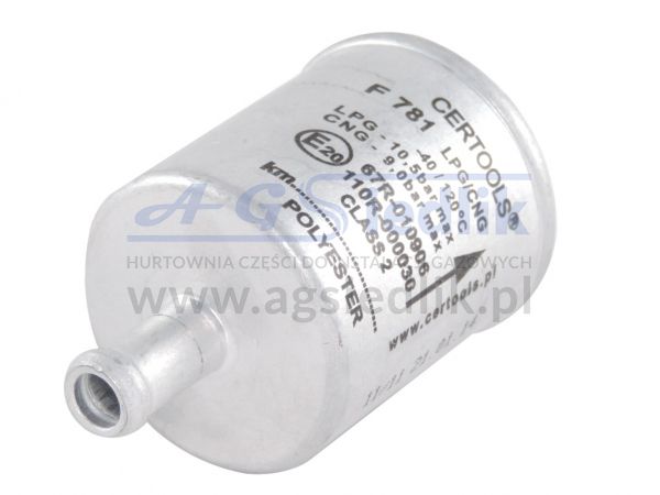 Certools filtr fazy lotnej F781 11/11 jednorazowy polyester LPG / CNG