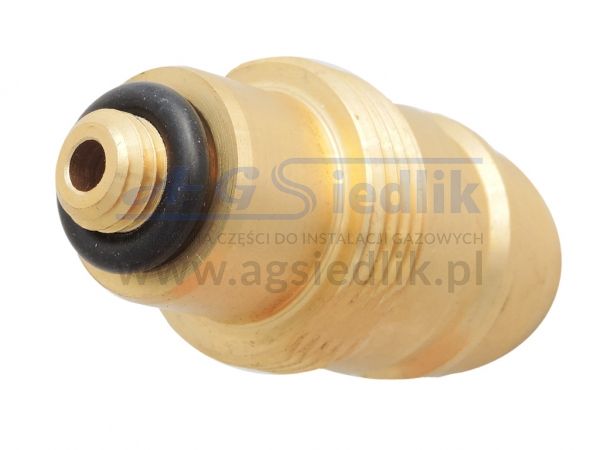 Przejście tankowania gazu Hiszpania Portugalia M12 / M 33x2 dł. 64 mm