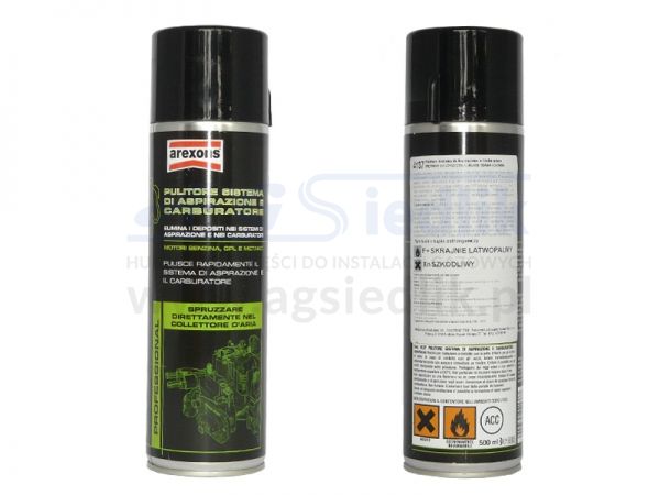 Preparat do czyszczenia gaźnika przepustnicy AREXONS - Carburatore 500ml