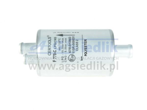 Certools filtr fazy lotnej F779-C 14/2x11 polyester LPG / CNG