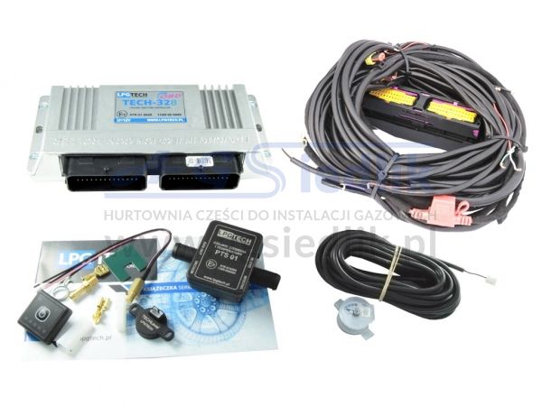 Zestaw LPGTech 328 OBD 8 cyl elektronika