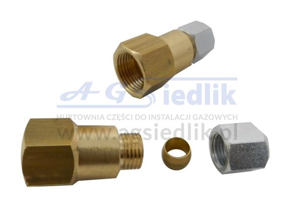 Redukcja wlewu Hol. – 3/4UNF / rura miedż Ø8 – G1/4″
