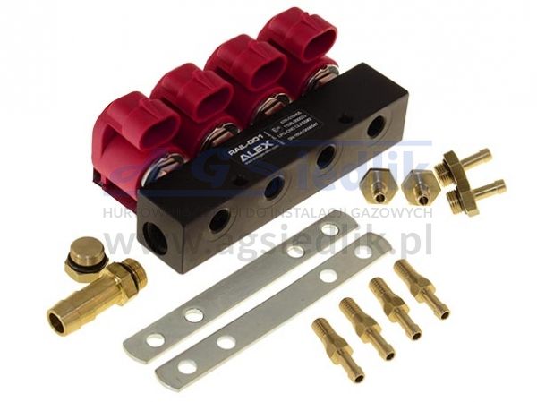 ALEX RAIL-001 injection rail - 4 cyl. / 3 Ω
