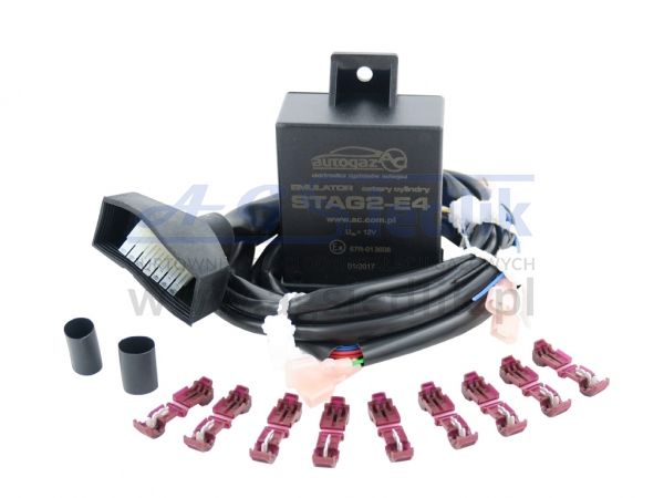 Emulator wtrysku 4-cylindrowego AC STAG2-E4/1U wiązką uniwersalną
