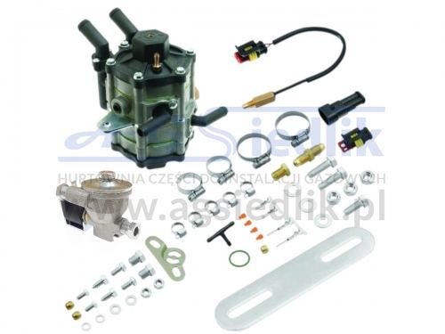 Reduktor AC STAG R02 TWIN 280KM + elektrozawór E01 BFC - Ø8