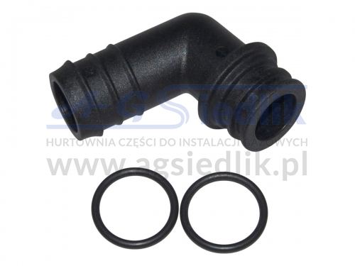 Water Elbow PRINS + O-rings