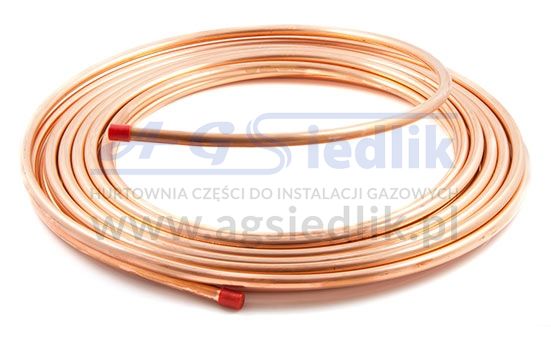 Copper pipe for fuel lines Ø 10 / 25mb