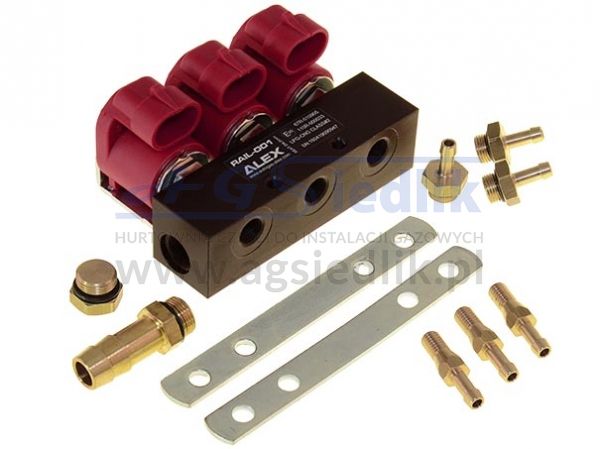 ALEX RAIL-001 injection rail - 3 cyl. / 3 Ω