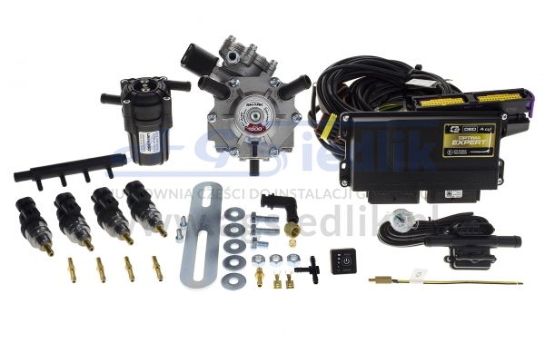 Zestaw OPTIMA EXPERT 4 cyl. / Shark 1500 / U-360 / Barracuda 115Nl/min 4x 1cyl.