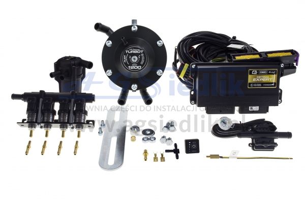 Zestaw OPTIMA EXPERT 4 cyl. / Turbot 1200 / U-360 / Barracuda 115Nl/min  4 cyl.