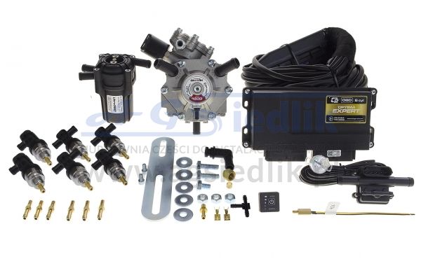 Zestaw OPTIMA EXPERT 6 cyl. / Shark 1500 / U-360 / Barracuda 130Nl/min  6x 1 cyl.