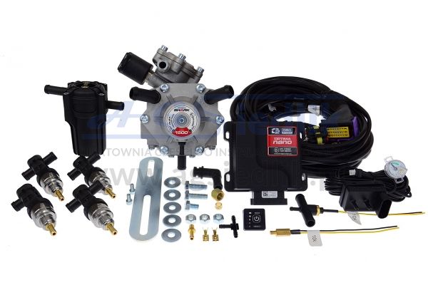 Zestaw OPTIMA NANO / Shark 1500 / U-360 / Barracuda 115Nl/min 4x 1 cyl. trójnik