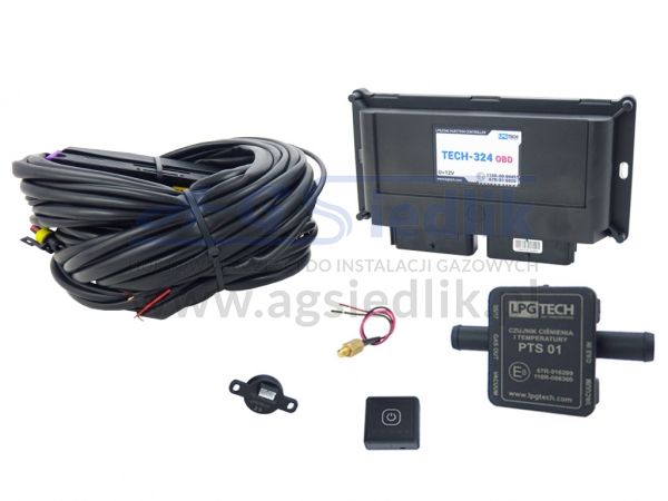 LPGTECH zestaw elektroniki TECH-324 OBD + TECHlevel