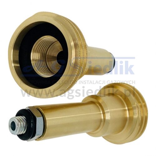 Przejście M10 < Niemcy / Belgia - ACME dł.80mm z końcówką stalową