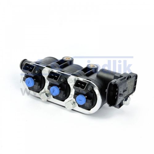 Listwa wtryskowa MED OMEGAS niebieski 3 cyl. Landi Renzo + mapsensor Bosch