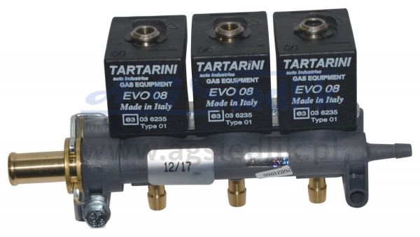 Wtryskiwacz 3 cyl Tartarini EVO08G / szara - bez czujnika temp.