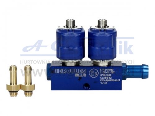 HERCULES BLUE listwa wtryskowa 2 cyl.