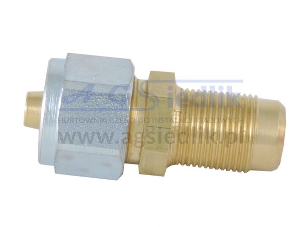 FARO straight connector 180° - PVC Ø6 / nipple M12x1