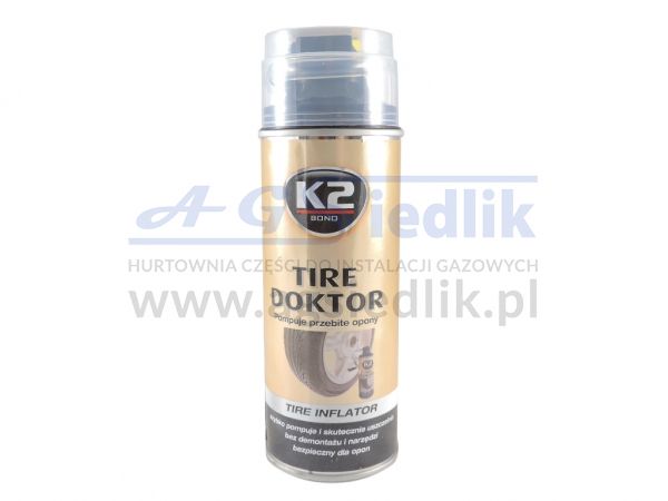  K2 Tire Doktor 535 ml. preparat do uszczelnień, naprawy...