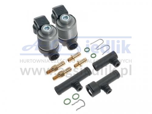 Listwa wtryskowa AC W031 BFC - 2 cyl. (kolanka Ø 12)