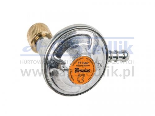 Angle reducer for tourist cylinders, 37mbar, 1.5kg / h