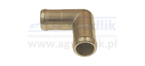 90 degree aluminum elbow 19x19mm