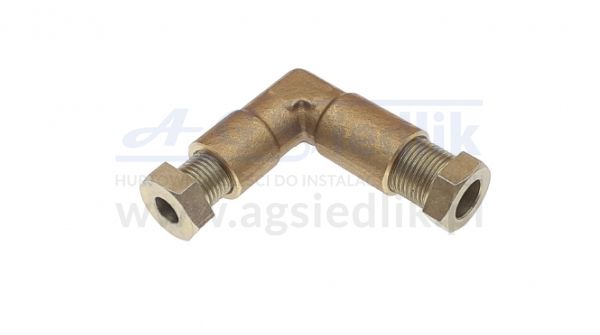 Connector for copper wire d-6 / d-8, angled 90º
