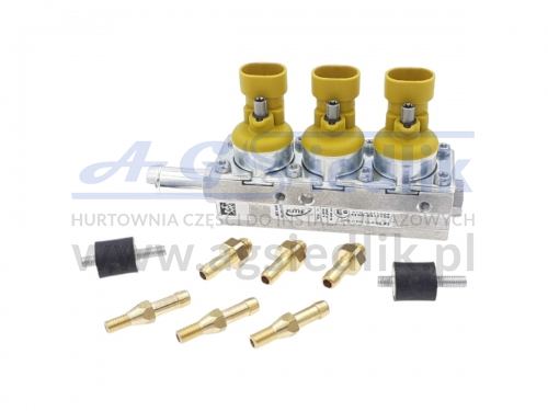 KME HAWK Injector Rail 3-Cylinder / 1 Ω