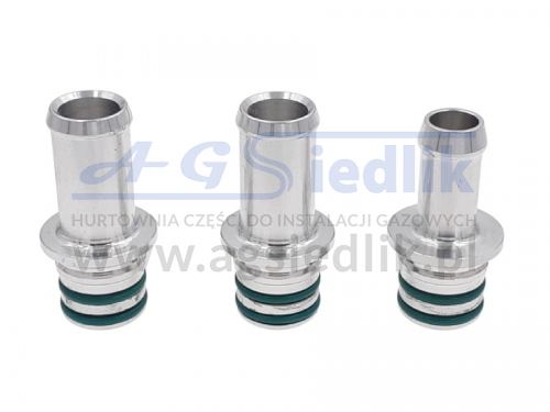 BRC Genius Max (silver) - gas outlet D.12 + cooling system D.16