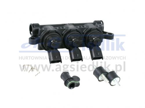 Injection rail Landi Renzo Girs 12 - (M - black) 3 cyl.