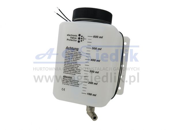 Valve Protector - fluid tank for electronic version
