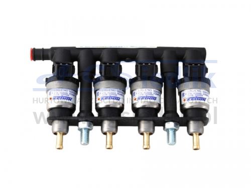 PRINS injection rail 4 cyl. Keihin KN8 / 63cc